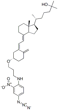 CAS#: 133191-08-9, (6R)-6-[(1R,4E,7aR)-4-[(2Z)-2-[(5S)-5-[3-[(4-Azido-2-Nitrophenyl)Amino]Propoxy]-2-Methylidenecyclohexylidene]Ethylidene]-7a-Methyl-2,3,3a,5,6,7-Hexahydro-1H-Inden-1-Yl]-2-Methylheptan-2-Ol