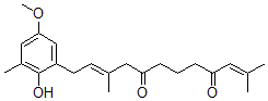 CAS#: 133301-13-0, (10E)-12-(2-Hydroxy-5-Methoxy-3-Methylphenyl)-2,10-Dimethyldodeca-2,10-Diene-4,8-Dione
