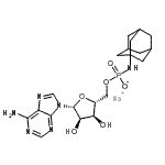 CAS#: 133310-22-2, Sodium 5'-O-[(adamantan-1-ylamino)phosphinato]adenosine