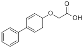 CAS 登录号：13333-86-3， 2-([1,1'-联苯]-4-基氧基)-乙酸