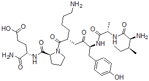 CAS#: 133337-28-7, N2-[1-[N2-[N-(N-L-Isoleucyl-L-alanyl)-L-tyrosyl]-L-lysyl]-L-prolyl]-L-a-Glutamine