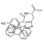 CAS#: 133367-34-7, N-[(9H-Fluoren-9-Ylmethoxy)Carbonyl]-1-[(4-Methylphenyl)(Diphenyl)Methyl]-L-Histidine