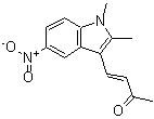 CAS 登录号：133414-98-9， (3E)-4-(1,2-二甲基-5-硝基-1H-吲哚-3-基)-3-丁烯-2-酮