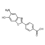 CAS#: 133440-66-1, 4-(5-Amino-6-Hydroxy-1,3-Benzoxazol-2-Yl)Benzoic Acid