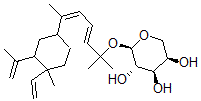 CAS#: 133470-56-1, (2R,3S,4R,5R)-2-[(3E,5Z)-6-(4-Ethenyl-4-Methyl-3-Prop-1-En-2-Ylcyclohexyl)-2-Methylhepta-3,5-Dien-2-Yl]Oxyoxane-3,4,5-Triol