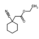 CAS 登录号：133481-10-4， 乙基(1-氰基环己基)乙酸酯