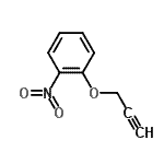 CAS 登录号：13350-09-9， 1-硝基-2-(2-丙炔-1-基氧基)苯