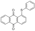CAS 登录号：13354-35-3， 1-(苯硫基)蒽醌