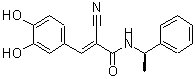 CAS#: 133550-32-0, (2E)-2-Cyano-3-(3,4-Dihydroxyphenyl)-N-[(1R)-1-Phenylethyl]Acrylamide