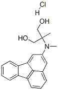 CAS 登录号：133550-86-4， 2-(荧蒽-2-基甲基氨基)-2-甲基丙烷-1,3-二醇盐酸盐