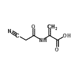 CAS 登录号：133626-26-3， 2-[(氰基乙酰基)氨基]丙烯酸