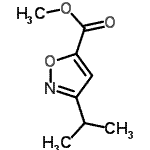 CAS 登录号：133674-35-8， 甲基3-异丙基-1,2-恶唑-5-羧酸酯