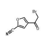 CAS#: 133674-76-7, 4-(Bromoacetyl)-2-Furonitrile