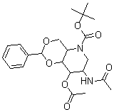 CAS#: 133697-31-1, [2R-(2alpha,4aalpha,7alpha,8beta,8abeta)]-7-(Acetylamino)-8-(Acetyloxy)Hexahydro-2-Phenyl-5H-1,3-Dioxino[5,4-b]Pyridine-5-carboxylic Acid 1,1-Dimethylethylester