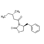 CAS#: 133729-84-7, (4S)-4-Benzyl-3-[(3S)-3-Methylpentanoyl]-1,3-Oxazolidin-2-One