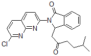 CAS#: 133737-48-1, 2-(7-Chloro-1,8-Naphthyridin-2-Yl)-3-(5-Methyl-2-Oxohexyl)-3H-Isoindol-1-One