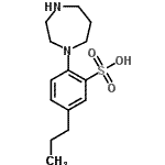 CAS#: 133804-52-1, 2-(1,4-Diazepan-1-Yl)-5-Propylbenzenesulfonic Acid