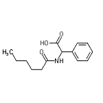 CAS#: 133849-00-0, (Hexanoylamino)(Phenyl)Acetic Acid