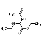 CAS#: 133873-10-6, Ethyl Acetamido(Ethylamino)Acetate