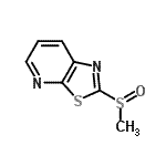CAS#: 133904-14-0, 2-(Methylsulfinyl)[1,3]Thiazolo[5,4-b]Pyridine