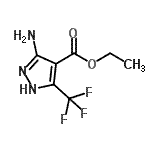 CAS 登录号：133922-58-4， 乙基3-氨基-5-(三氟甲基)-1H-吡唑-4-羧酸酯
