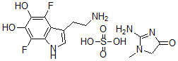 CAS#: 133983-26-3, 4,7-Difluoro-5,6-dihydroxytryptamine creatinine