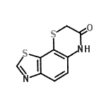 CAS 登录号：13399-21-8， 6H-[1,3]噻唑并[4,5-h][1,4]苯并噻嗪-7(8H)-酮
