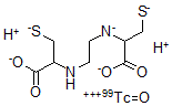 CAS 登录号：134009-45-3， 锝-99-L,L-乙烯二半胱氨酸