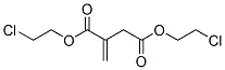 CAS#: 13401-96-2, Bis(2-Chloroethyl) 2-Methylidenebutanedioate