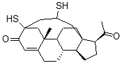 CAS#: 134028-69-6, 18-Ethylenedithioprogesterone