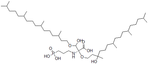 CAS#: 134044-67-0, (2R)-3-Hydroxy-2-(3-Hydroxy-3,7,11,15-Tetramethylhexadecoxy)-2-(3-Phosphonopropylamino)-3-(3,7,11,15-Tetramethylhexadecoxy)Propanoic Acid