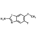 CAS#: 134057-48-0, 5-Fluoro-6-Methoxy-1,3-Benzothiazol-2-Amine