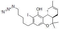 CAS 登录号：134141-74-5， (6aR,10aR)-3-(5-叠氮基戊基)-2-碘-6,6,9-三甲基-6a,7,10,10a-四氢苯并[c]苯并吡喃-1-醇