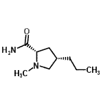 CAS 登录号：13415-00-4， (4S)-1-甲基-4-丙基-L-脯氨酰胺