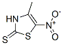 CAS 登录号：13416-33-6， 4-甲基-5-硝基噻唑-2(3H)-硫酮