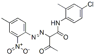 CAS 登录号：13418-35-4， N-(4-氯-O-甲苯基)-2-[(4-甲基-2-硝基苯基)偶氮]-3-氧代丁酰胺