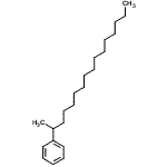 CAS 登录号：13419-16-4， 2-十六碳基苯