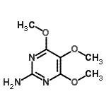 CAS#: 13428-61-0, 4,5,6-Trimethoxy-2-Pyrimidinamine