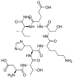CAS#: 134282-93-2, L-alpha,aspartyl-L-threonyl-L-histidyl-L-lysyl-L-seryl-L-alpha-glutamyl-L-Isoleucinamide