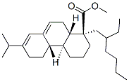 CAS 登录号：13434-00-9， 7-异丙基-1,4a-二甲基-2,3,4,4b,5,6,10,10a-八氢菲-1-羧酸2-乙基己基酯
