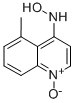 CAS 登录号：13442-07-4， (NE)-N-(1-羟基-5-甲基喹啉-4-亚基)羟胺