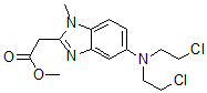 CAS 登录号：134426-36-1， 2-[5-[二(2-氯乙基)氨基]-1-甲基苯并咪唑-2-基]乙酸甲酯