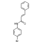 CAS#: 134430-89-0, (2E)-N-(4-Bromophenyl)-3-Phenylacrylamide