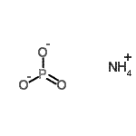 CAS 登录号：13446-12-3， 氢膦酸铵
