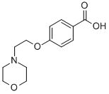 CAS 登录号：134599-45-4， 4-(2-吗啉-4-基乙氧基)苯甲酸