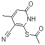 CAS#: 134616-73-2, 2-[(3-Cyano-4-Methyl-6-Oxo-1H-Pyridin-2-Yl)Sulfanyl]Acetate