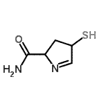 CAS#: 134642-84-5, 4-Sulfanyl-3,4-Dihydro-2H-Pyrrole-2-Carboxamide