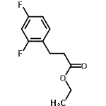 CAS 登录号：134672-69-8， 乙基3-(2,4-二氟苯基)丙酸酯