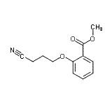 CAS 登录号：134722-23-9， 甲基2-(3-氰基丙氧基)苯甲酸酯