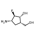 CAS#: 134732-26-6, (1R,2R,3S,5S)-3-Amino-2-Fluoro-5-(Hydroxymethyl)Cyclopentanol
